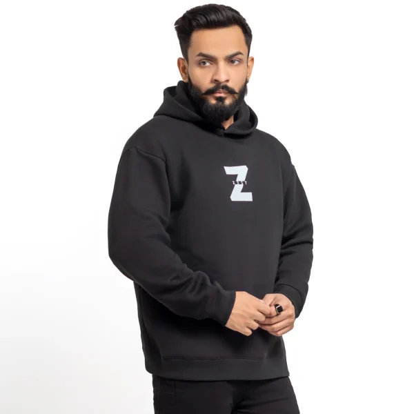 Essential Comfort Hoodie Black - Image 2